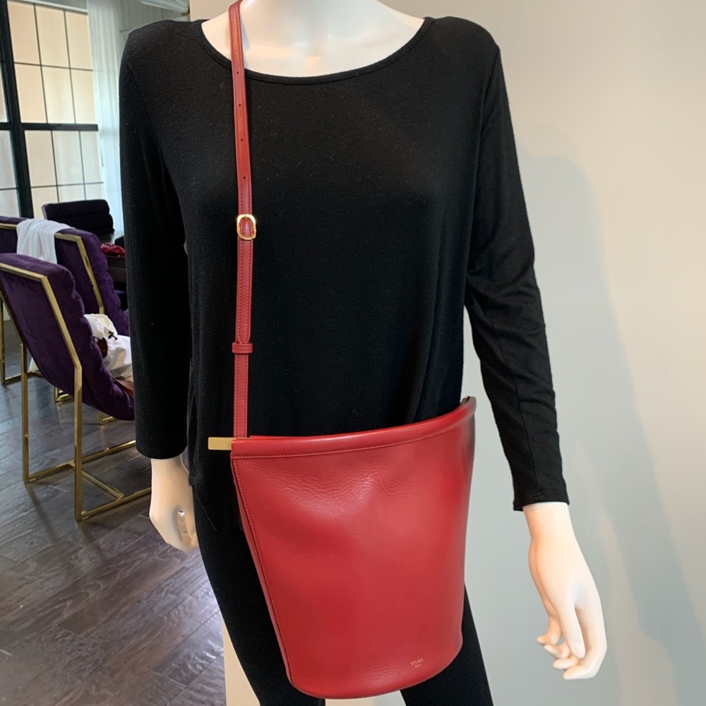 CELINE 2018 CLASP BUCKET BAG